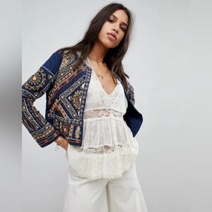 NWT Raga embroidery jacket by anthropology.